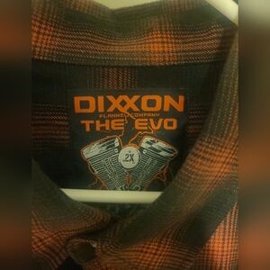 DIXXON The Evo Flannel in Orange and Black
